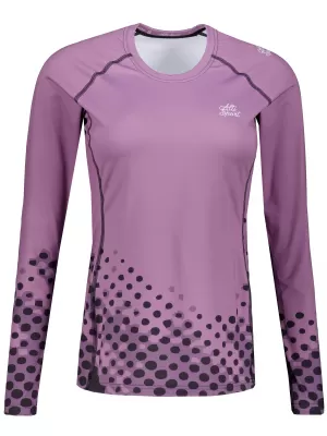 Frauen funktionales t -Shirt mit langen Ärmeln Premium ALTISPORT VOJ/ALW109TR03 LILA