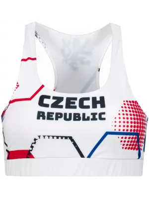 Frauenfunktional Sport Bra Premium ALTISPORT VOJ/ALW036POD01 HEXA WEIß