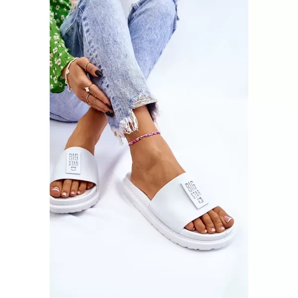  Damenhausschuhe BIG STAR LL274428 WEISS Big Star Shoes 