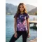 Hochwertiges Funktions-T-Shirt für Damen ALTISPORT VOJ/ALW055TR01 SCHWARZ LILA