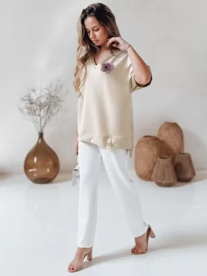 Hemd DSTREET SHINE LOVE RY2914 BEIGE