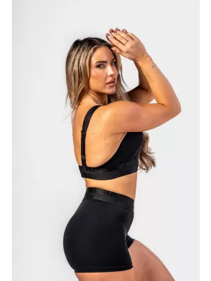 Damen-Sport-BH mit Verstärkung INTENSE Iconic 844 BLACK Nebbia