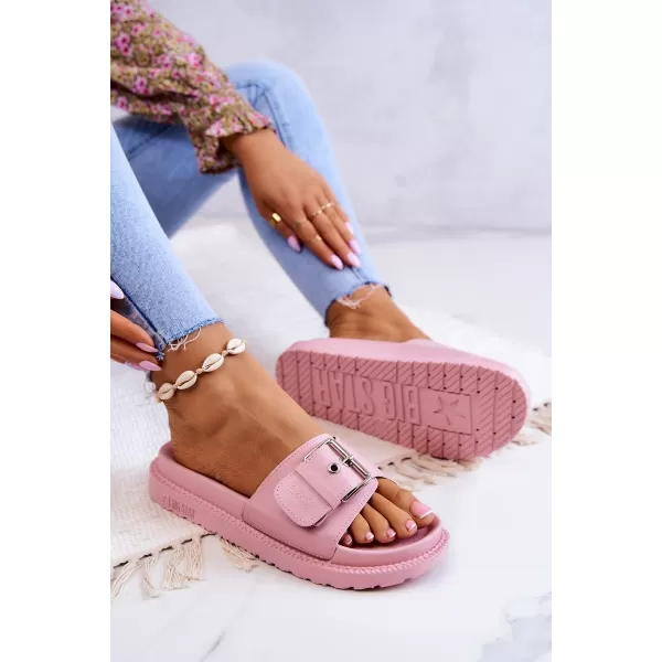  Modische Damenhausschuhe BIG STAR JJ274A308 ROSA Big Star Shoes 