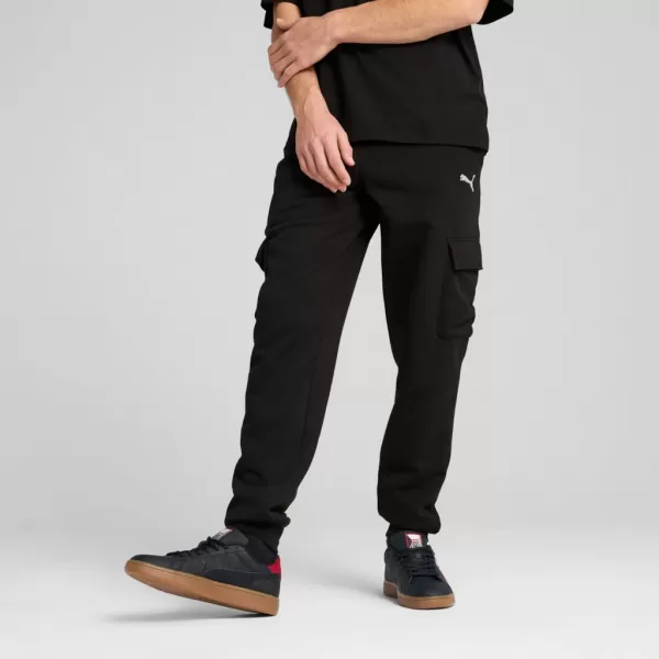  Herren -Traursanzüge PUMA ESS CARGO PANTS FL CL 682656-01 SCHWARZ 