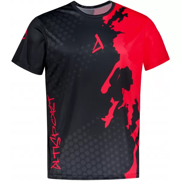  Männer funktionaler T -Shirt Premium ALTISPORT VOJ/ALM112TR01 SCHWARZ 