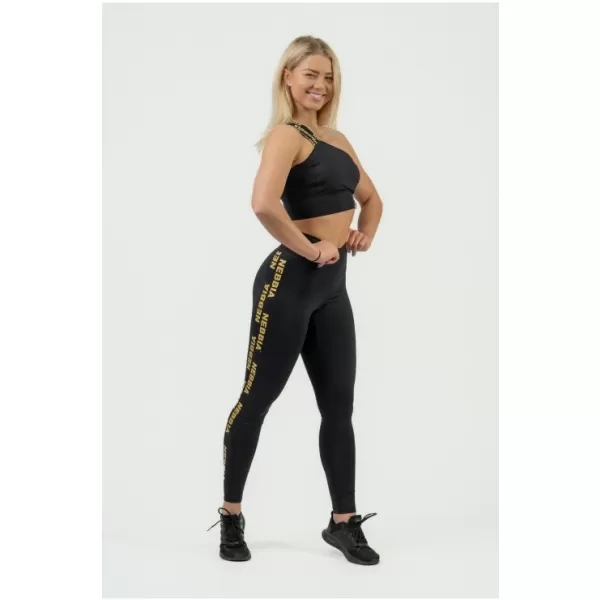  Damen-Sport-BH mit hoher Unterstützung INTENSE Asymmetric 841 BLACK Nebbia 