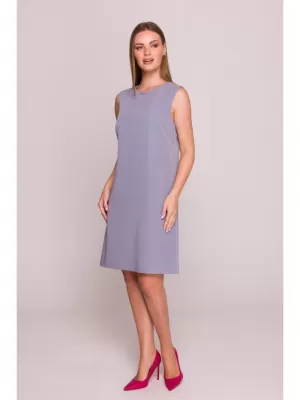 Kleid STYLOVE S408 TAUBENGRAU