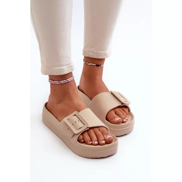  Damenhausschuhe BIG STAR NN274A666 BEIGE Big Star Shoes 