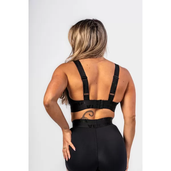  Damen-Sport-BH mit Verstärkung INTENSE Iconic 844 BLACK Nebbia 