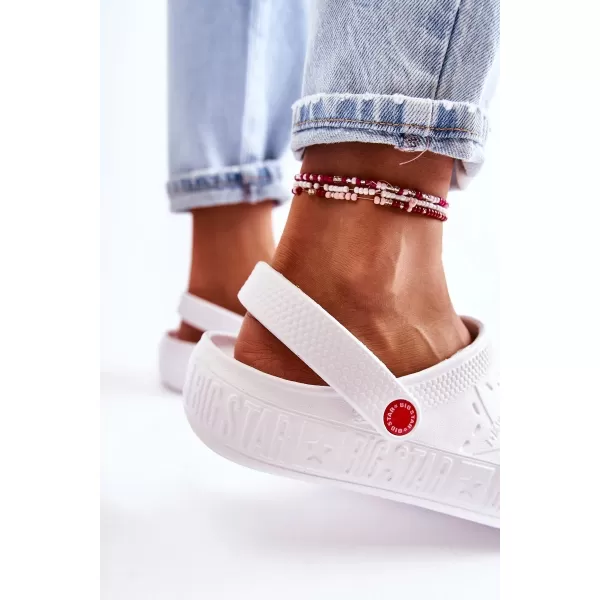  Damen-Slipper BIG STAR II275003 WEISS Big Star Shoes 