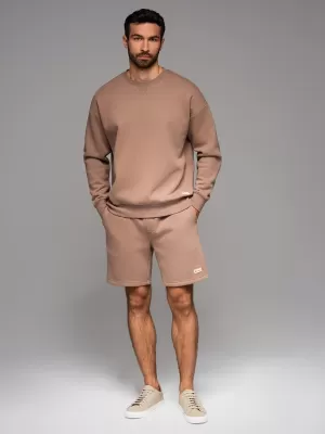 Sweatshirt + Shorts OMBRE Z108 BRAUN