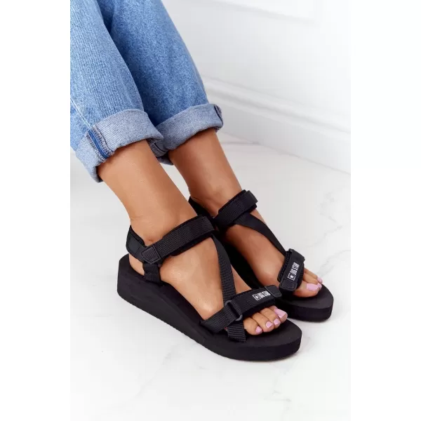  Damensandalen BIG STAR FF274A349 SCHWARZ Big Star Shoes 
