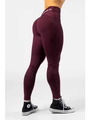 Figurformende Leggings mit V-förmiger Taille STRONG BEAUTY 425 DARK RED Nebbia