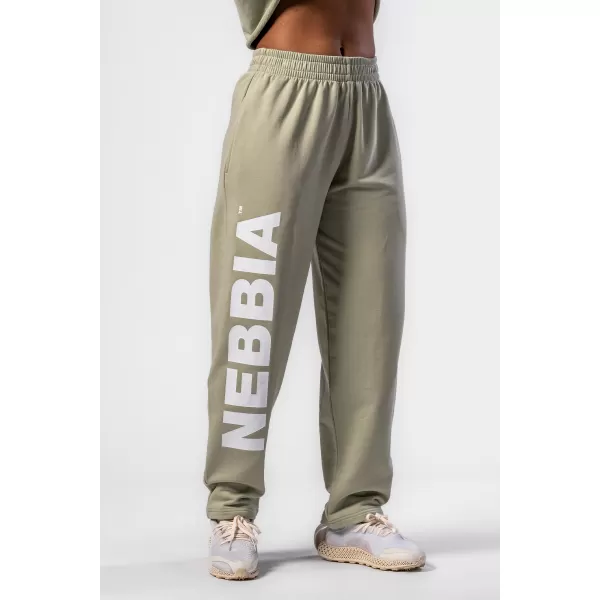  Lockere Baggy-Jogginghose BOYFRIEND STYLE 432 HELLGRÜN Nebbia 