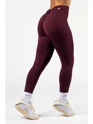 Figurformende Leggings mit Schnürung STRONG BEAUTY 426 DARK RED Nebbia