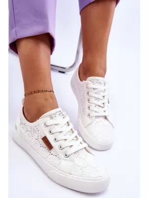Damenmode-Sneaker BIG STAR W274925 WEISS Big Star Shoes