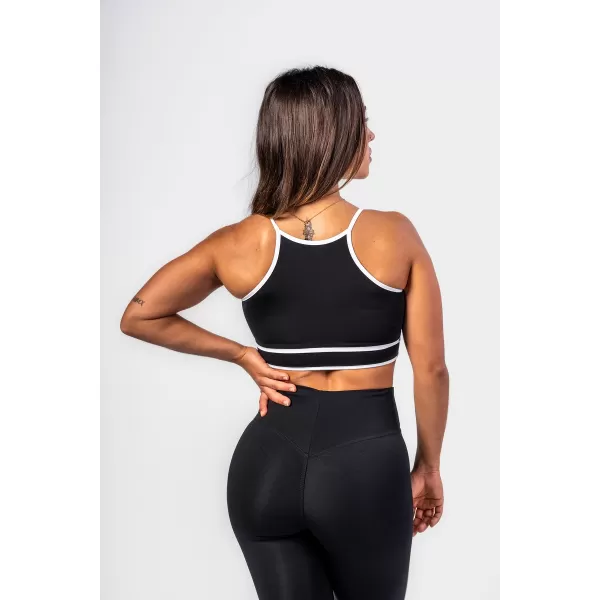  Sport-BH mit mittlerem Halt MY RULES 608 BLACK Nebbia 