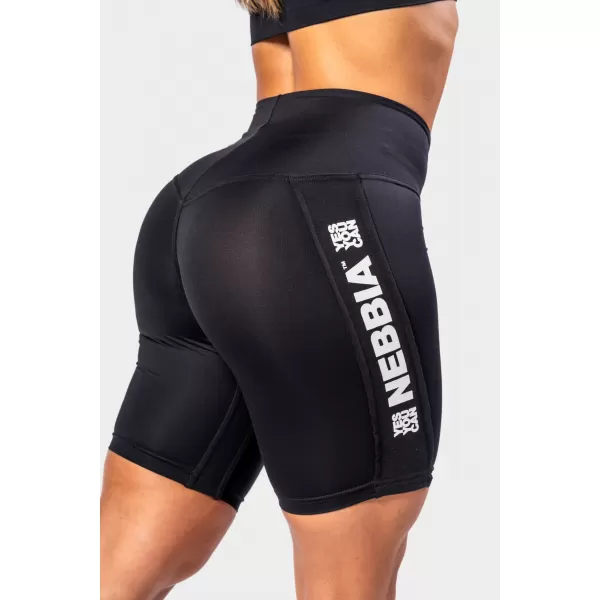  Radlerhose mit hoher Taille ICONIC 238 BLACK Nebbia 