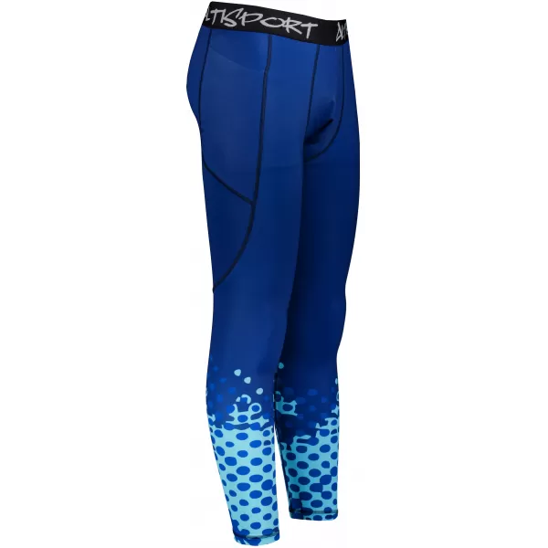  Lange Premium-Sportleggings für Herren ALTISPORT VOJ/ALM109LEG01 KÖNIGSBLAU 