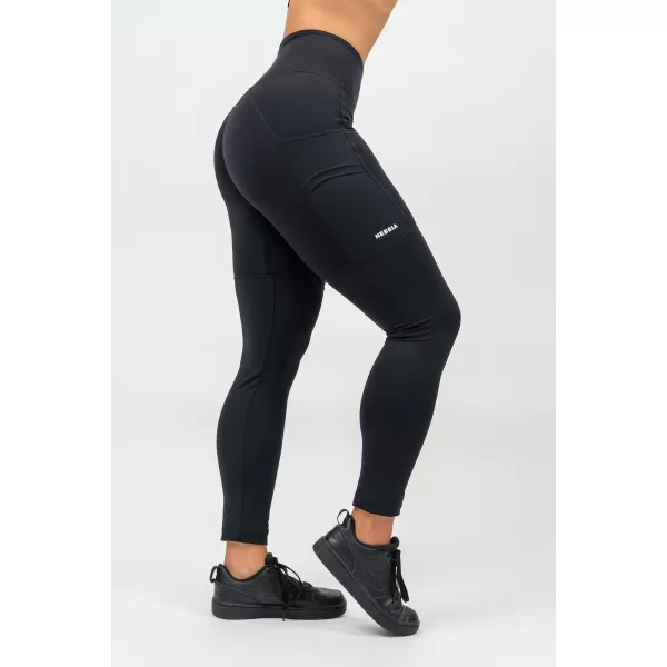  Leggings mit hoher Taille LEG DAY GOALS 248 SCHWARZ Nebbia 
