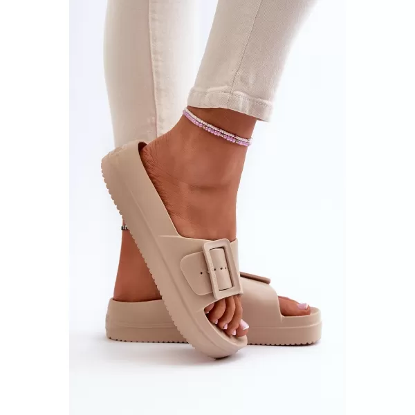  Damenhausschuhe BIG STAR NN274A666 BEIGE Big Star Shoes 