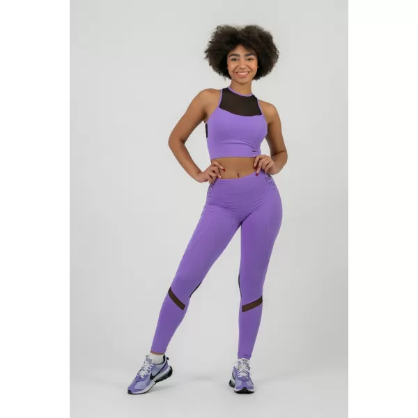  FIT Activewear-Leggings mit hoher Taille 443 LILA Nebbia 