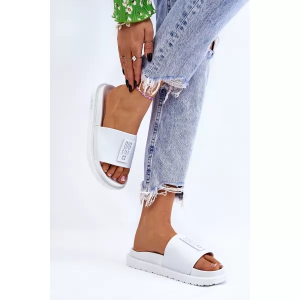  Damenhausschuhe BIG STAR LL274428 WEISS Big Star Shoes 