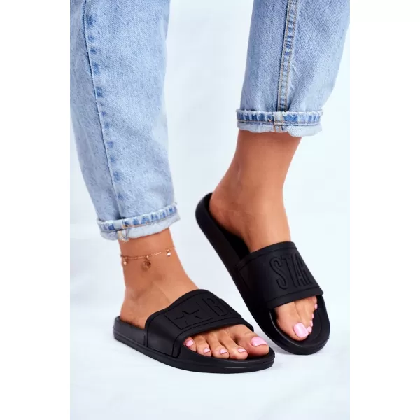  Modische Damenhausschuhe BIG STAR DD274A271 SCHWARZ Big Star Shoes 