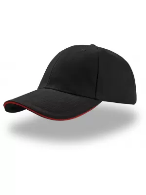 Kappe ATLANTIS | Liberty Sandwich SCHWARZ/ROT