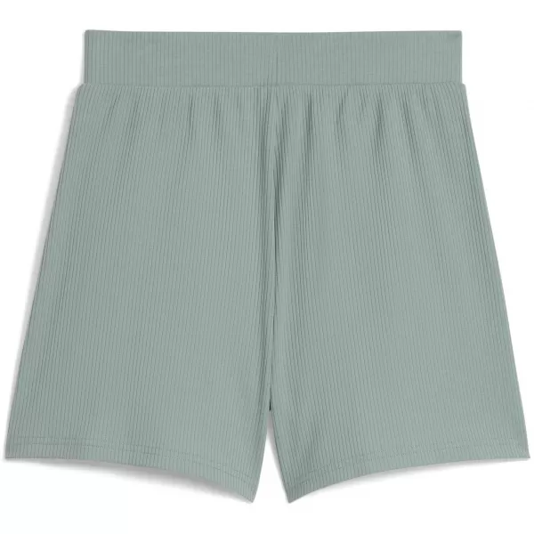 Damenshorts PUMA ESS ELEVATED SHORTS 685026_30 GRÜNER MOND 