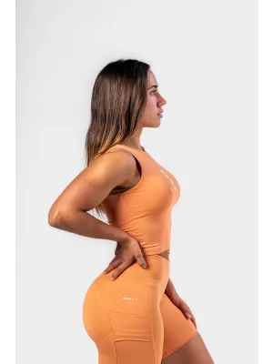 Crop-Top-Tanktop CONFIDENCE 476 ORANGE Nebbia