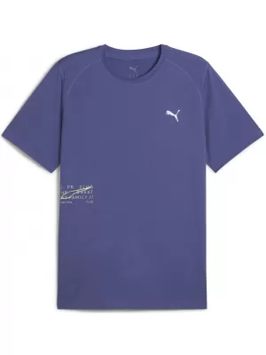 Hemd PUMA EVERYDAY KNIT PERF SS TEE? M 526631_46 BLAUER KRISTALL