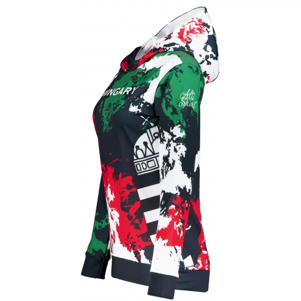  Funktionaler Sweatshirt -Prämie von Frauen ALTISPORT VOJ/ALW036HU/MI01 FLECKEN 