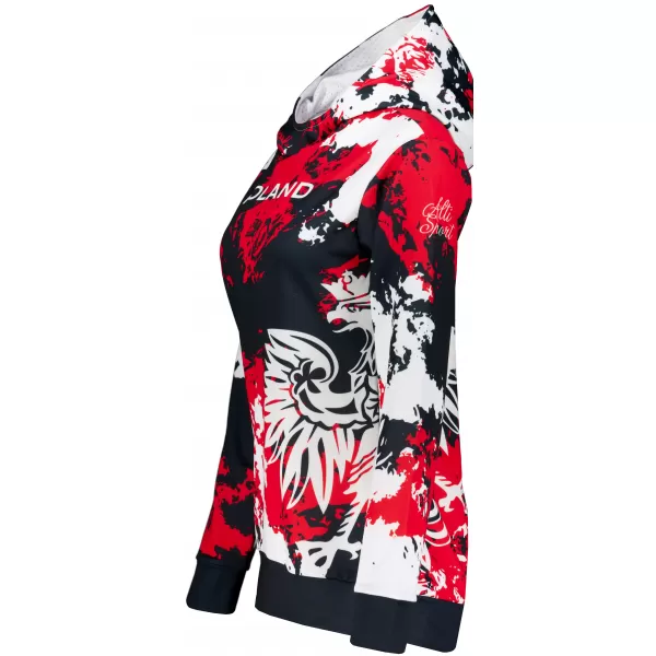 Funktionaler Sweatshirt -Prämie von Frauen ALTISPORT VOJ/ALW036PL/MI01 FLECKEN 