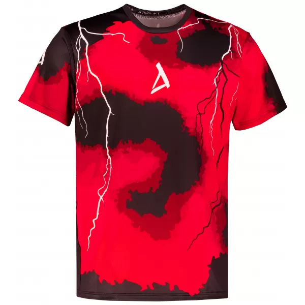  Männer funktionaler T -Shirt Premium ALTISPORT VOJ/ALM113TR01 ROT 
