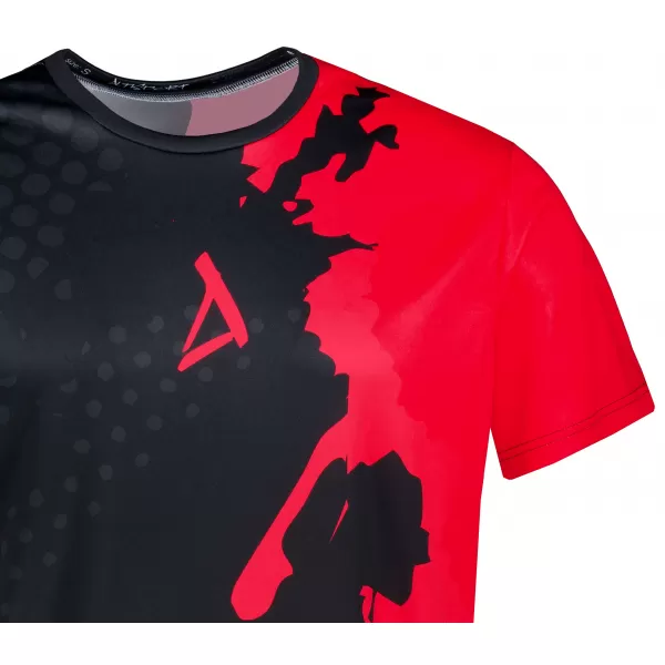  Männer funktionaler T -Shirt Premium ALTISPORT VOJ/ALM112TR01 SCHWARZ 