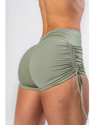 Push-up-Shorts mit Schnürung STRONG BEAUTY 429 HELLGRÜN Nebbia