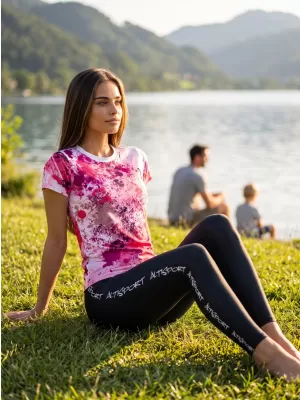 Hochwertiges Funktions-T-Shirt für Damen ALTISPORT VOJ/ALW055TR01 ROSA