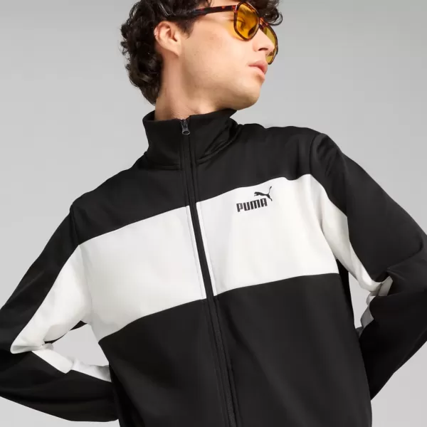  Herren-Set PUMA POLY COLORBLOCK SUIT 687304-01 SCHWARZ 