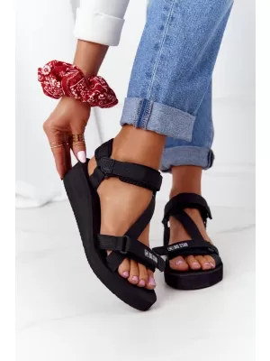 Damensandalen BIG STAR FF274A349 SCHWARZ Big Star Shoes