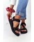 Damensandalen BIG STAR FF274A349 SCHWARZ Big Star Shoes