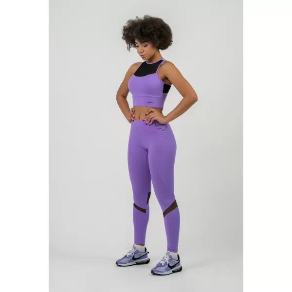 FIT Activewear-Leggings mit hoher Taille 443 LILA Nebbia 