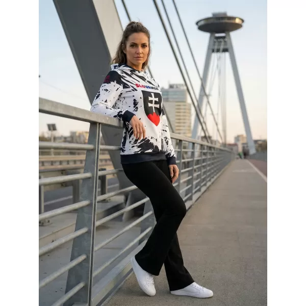  Funktionaler Sweatshirt -Prämie von Frauen ALTISPORT VOJ/ALW036SL/MI01 ABSTRAKTION 
