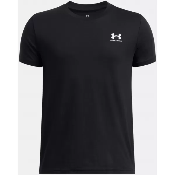  T-Shirt für Jungen UNDER ARMOUR B SPORTSTYLE LC SS 1389962-001 SCHWARZ 