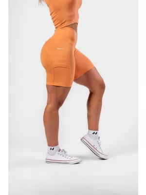 Radlerhose mit hoher Taille ELITE 467 ORANGE Nebbia