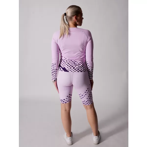  Frauen funktionales t -Shirt mit langen Ärmeln Premium ALTISPORT VOJ/ALW109TR03 LILA 