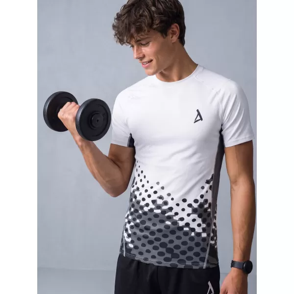  Funktionelle Kompression von Männern t -Shirt Premium ALTISPORT VOJ/ALM109TR04 WEIß 