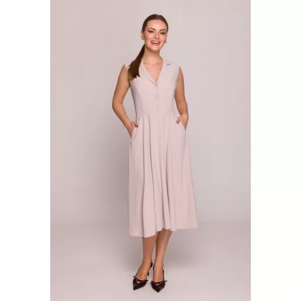  Kleid STYLOVE S409 BEIGE 
