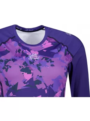 Frauen funktionales t -Shirt mit langen Ärmeln Premium ALTISPORT VOJ/ALW110TR03 LILA