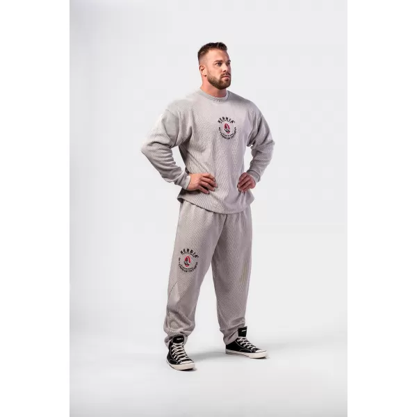  Übergroßer Kapuzenpullover ohne Kapuze SIGNATURE 797 LIGHT GREY Nebbia 